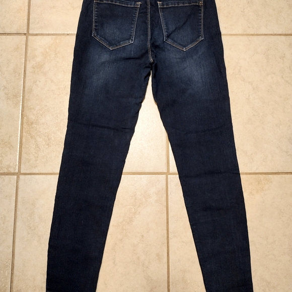 Curve Appeal Dark Blue Denim Jeans Skinny - Picture 7 of 7